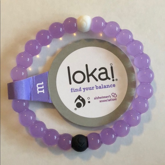 Alzheimer’s Lokai Bracelet Purple - Picture 2 of 4